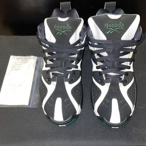 Reebok Kamikaze 1 Mid Seattle SuperSonics Shoes S60362 Men's Size 8 Shawn Kemp